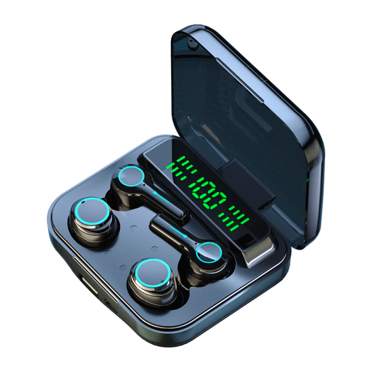 Auriculares Doble Par M21 Bluetooth + Power Bank, sonido HiFi y Cancelación de ruido ENC