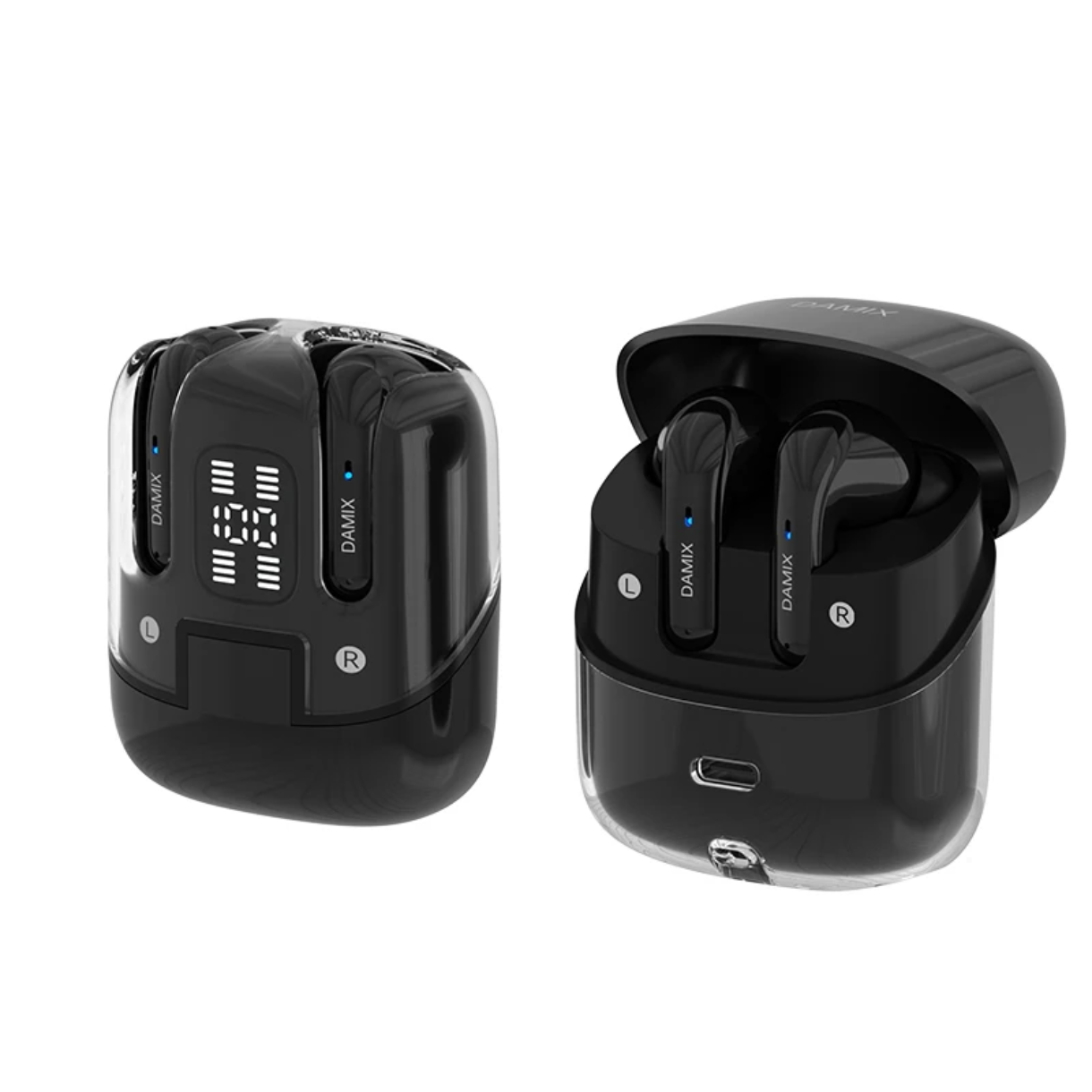 2025! Nuevos Audífonos Doble Par, sonido HiFi, bluetooth 5.5, Cancelación de ruido ENC, 2 pares de auriculares